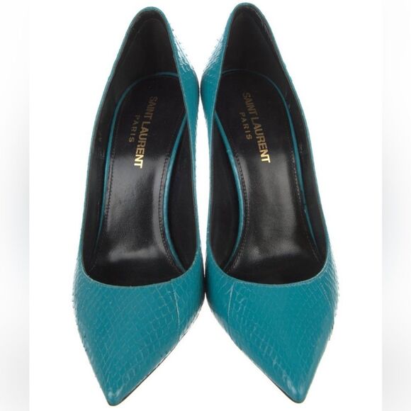 Saint Laurent Python Skin Heels - Picture 2 of 5